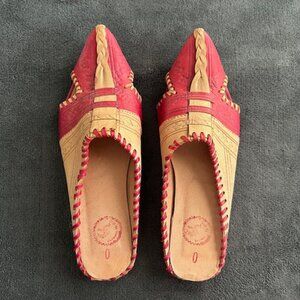 Women's Moroccan Babouche Slippers Shoes, 8-1/2